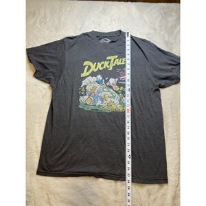 Disney DuckTales T-Shirt Mens Large Charcoal Gray Good Retro Scrooge McDuck Tee
